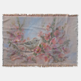 Rödkronad kungsfågel filt