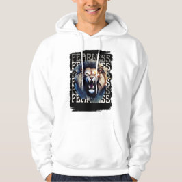 Rödlövens Oörda rytande – Modig Lejon Hoodie