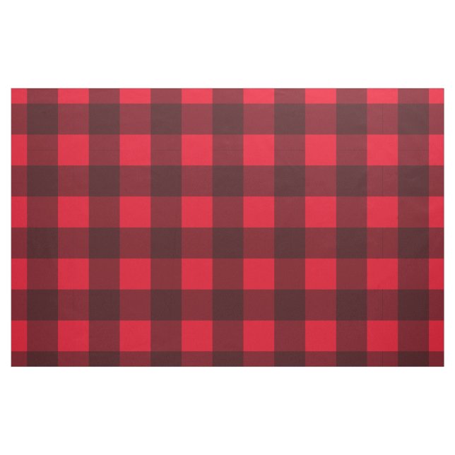 Rödlumberjack Buffalo plaid flanel check Tyg (Fat Quarter)