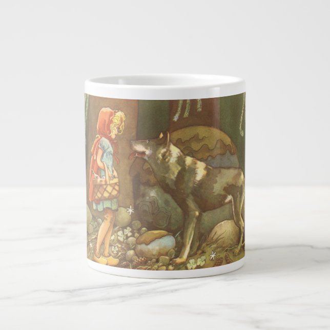 Rödluvan, gammal saga jumbo mugg (Framsidan)
