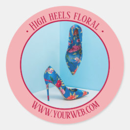 Rödmaproduktkampanj Runt Klistermärke