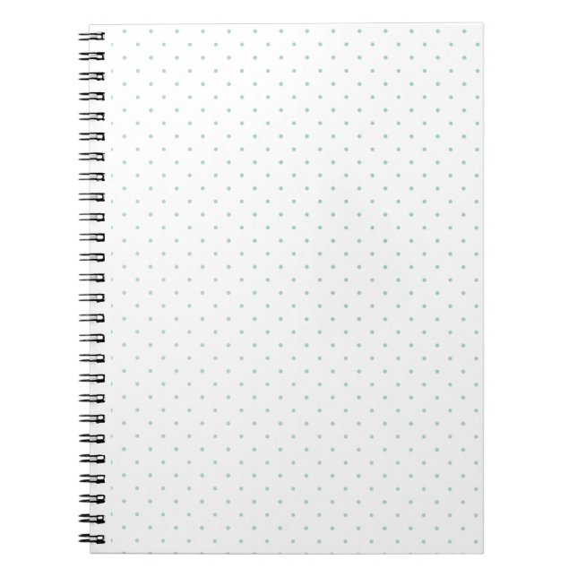 Rodna blåttpolka dots anteckningsbok (Framsidan)