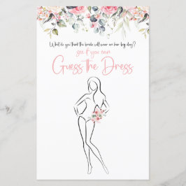 Rodna Blommor | Gissa Klänningen Spelkort