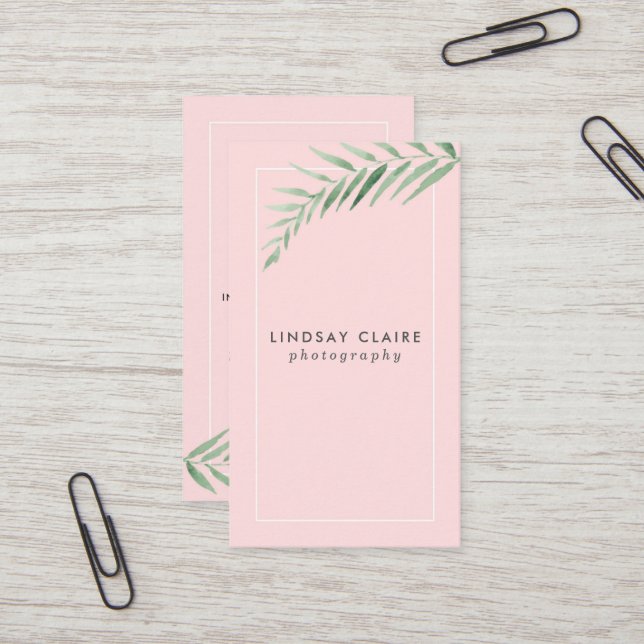 Rodna botaniska visitkortar visitkort (Fram/Back In Situ)