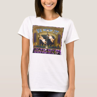 Rodna Pole kondition & T-tröja för dansPole katt T-shirt