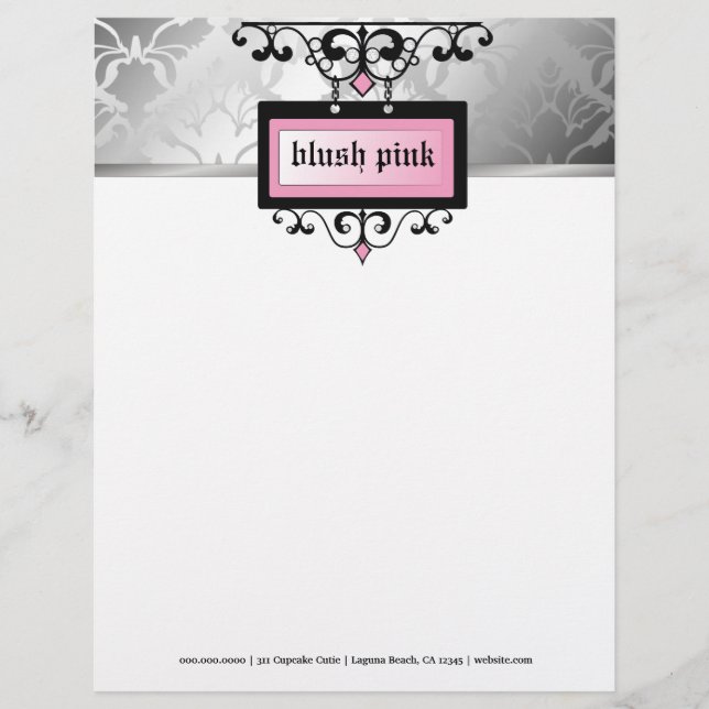 Rodna rosa damastast Shimmer 311 Brevhuvud (Framsida)