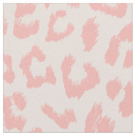 Rodna rosa Leopardtryck för blek Tyg
