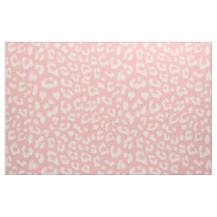 Rodna rosa Leopardtryck Tyg