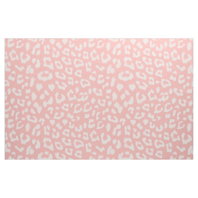 Rodna rosa Leopardtryck Tyg (Fat Quarter)