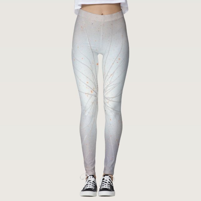 Rodna till Vita Leggings (Framsida)