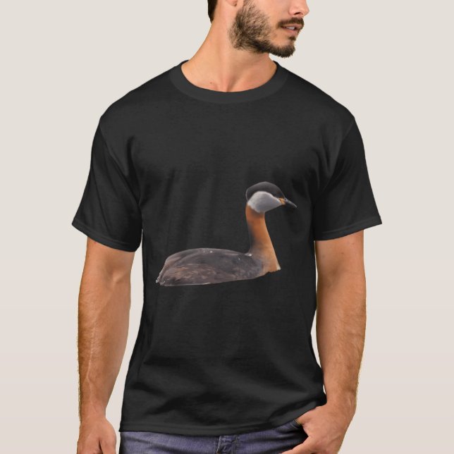 Rödnäbbad dykare t shirt (Framsida)