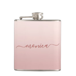 Rodnad Dammt Rosa Ombré Elegant Signatur Fickplunta
