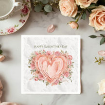 Rodnad Rococo Blommig Hjärtan Galentine Trädgård E