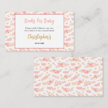 Rodnad Rosa & Guld Blomstertjej Baby Shower