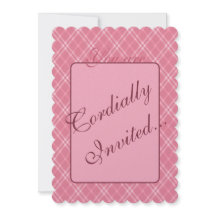 Rödnande Alla hjärtans-dags-inbjudan