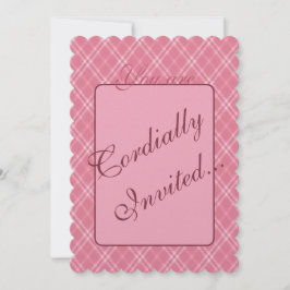 Rödnande Alla hjärtans-dags-inbjudan Inbjudningar