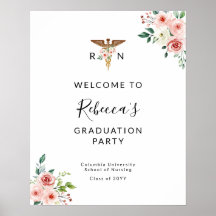 Rodnande blomster kaduceus sjuksköterska examensfi