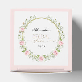 Rodnande Romans: Rosa Rosor & Gipskära Presentaskar