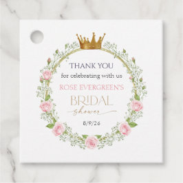 Rodnande Romans: Rosa Rosor och Brudslöja Gåvor Etiketter