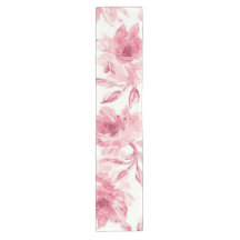 Rodnande Rosa Blommor Vattenfärg Målad Luftig Blom