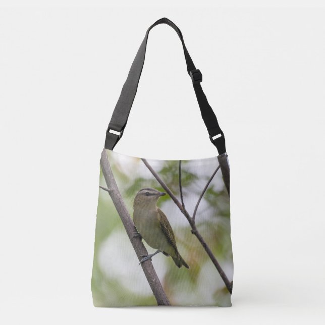 Rödögd Vireo Alberta Fågel Axelväska (Framsida)