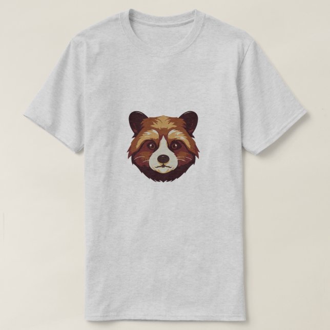 Rödpanda, björn, pandabjörn, t shirt (Design framsida)