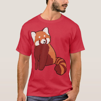 Rödpanda, söt illustration 1 t shirt