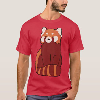 Rödpanda, söt illustration 5 t shirt