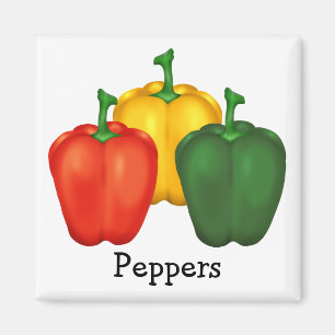 Rödpeppar, Gult- och Grönt Magnet