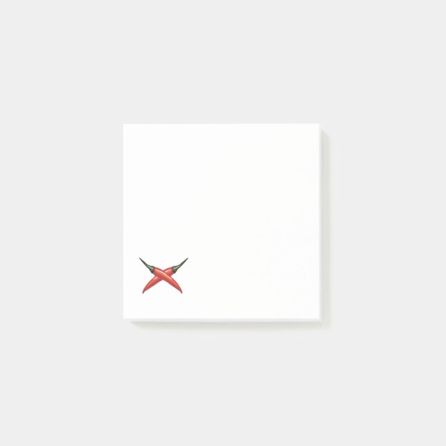 Rödpeppar Post-it Block (Framsida)