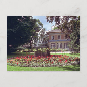 Röd'pernay, Champagne-regionen, Frankrike-blommor Vykort