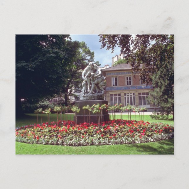 Röd'pernay, Champagne-regionen, Frankrike-blommor Vykort (Framsida)