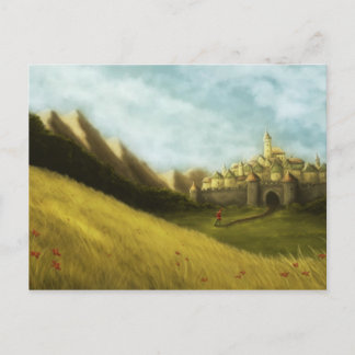 rödpiparen från hamelin sagokort vykort