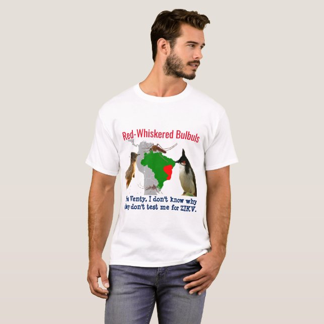 Rödpiskade kulor i Brasilien av RoseWrites T Shirt (Hel framsida)