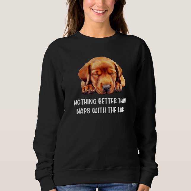 Rödräv Lab Mor Far Sover Labrador Retriever_1 T Shirt (Framsida)