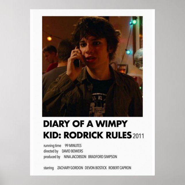 Rodrick Regler Poster (Framsidan)