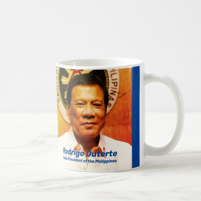Rodrigo Duterte, Filippinernas sextonde president Kaffemugg (Höger)