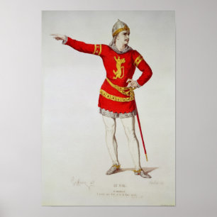 Rodrigo, från Corneilles Le Cid Poster