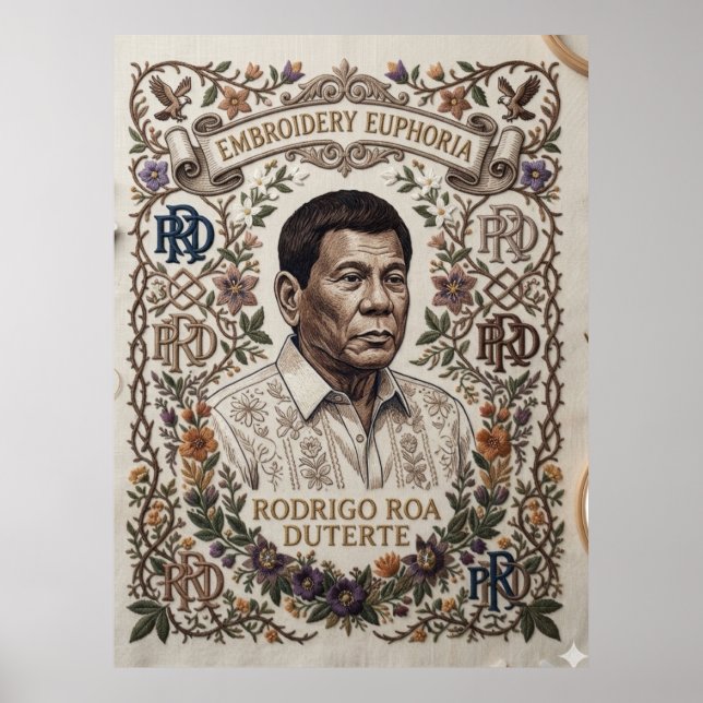 RODRIGO ROA DUTERTE-Filippinernas kärlekspresident Poster (Framsidan)