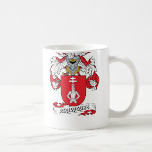 Rodriguez familjvapensköld kaffemugg
