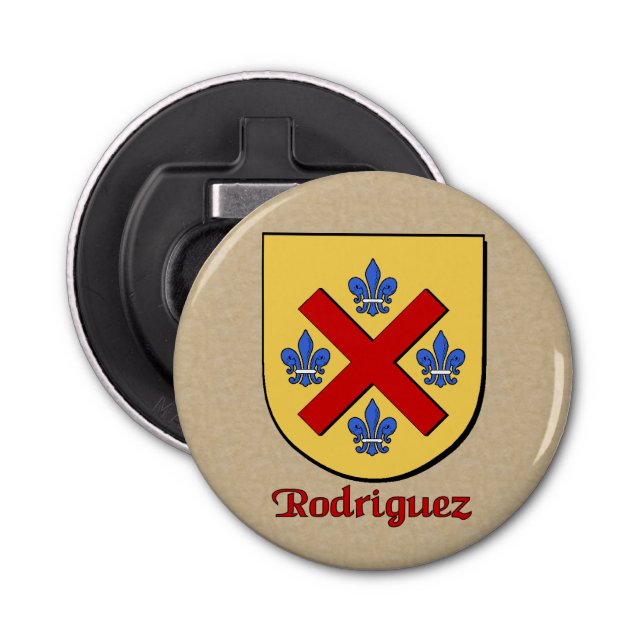 Rodriguez Historical Arm Shield Flasköppnare (Framsidan)