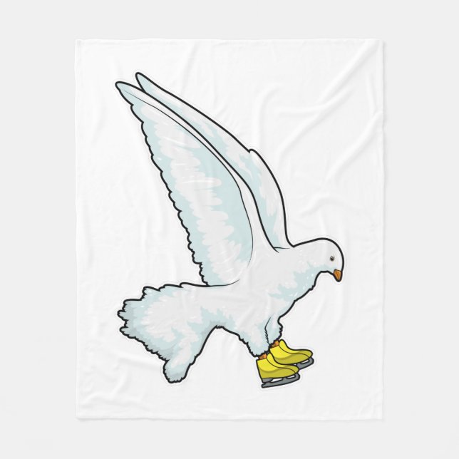 Rödrocka av Pigeon Ice Fleecefilt (Framsidan)