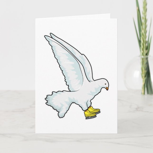 Rödrocka av Pigeon Ice Kort (Framsida)