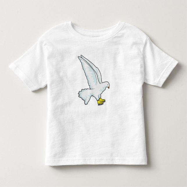 Rödrocka av Pigeon Ice T Shirt (Framsida)