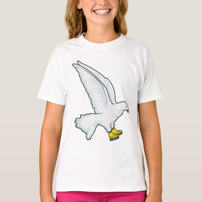 Rödrocka av Pigeon Ice T Shirt (Framsida)