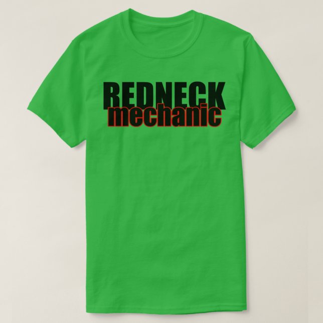 Rödröd, rödnacksröd t shirt (Design framsida)