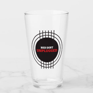 Rödrosa, icke-pluggat, Logotyp Pint Glass Glaskopp