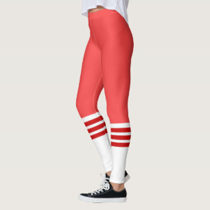 Rödrött tubbarksostumma leggings
