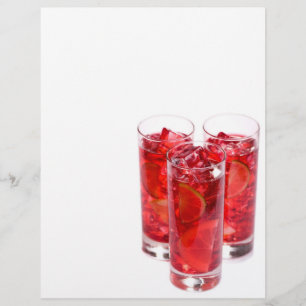 Rödsaftcocktail Reklamblad