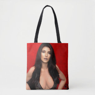 RödSidig handväska Tygkasse